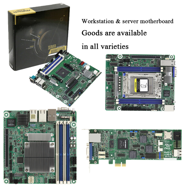EPYC3101D4I-2T  Server Motherboard for ASRock Rack Support EPYC 3101 (4 Cores, 4 Threads) High Quality