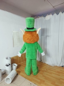 Costume de mascotte d'elfe certifié Funtoys, costume publicitaire personnalisé de génie vert - Product Image 3
