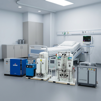 Usine d'oxygène médical PSA haute capacité pour les soins intensifs hospitaliers et système de distribution centralisée d'oxygène