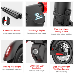 Potente 350 Watt 45KM adulti Scooter elettrico 350 W motore 10x8 personale trasportatore <span class=keywords><strong>Scuter</strong></span> elettrico Scooter per mobilità elettrica - Product Image 6