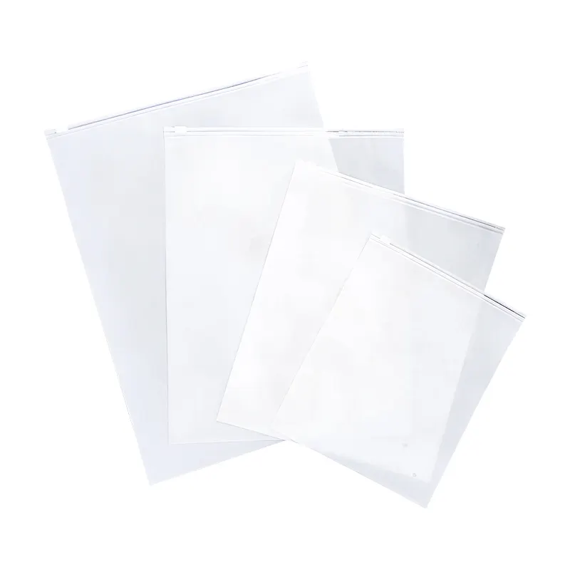 Factory customization PVC custom plastic bags with logo for clothing custom ziplock bags