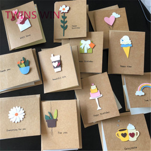 Tarjeta <span class=keywords><strong>de</strong></span> <span class=keywords><strong>Cumpleaños</strong></span> Especial Elegante, Tarjeta <span class=keywords><strong>de</strong></span> Agradecimiento al por Mayor, <span class=keywords><strong>Tarjetas</strong></span> <span class=keywords><strong>de</strong></span> Felicitación Escritas a Mano 062 - Product Image 1