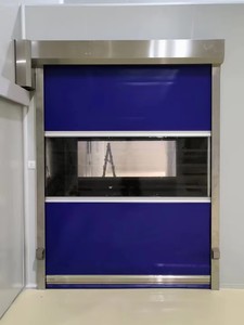 Puerta Rápida Enrollable de PVC Industrial Personalizada, Puerta Enrollable Automática de Alta Velocidad, Puerta Higiénica para Cuartos Limpios, Laboratorios Médicos y Entornos Sanitarios - Product Image 2
