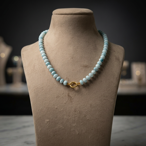 SSringz Handmade Colorful Crystal <b>Beaded</b> Necklace, Pastel Rondelle Stone Choker Jewelry for Women Available At Best Price - Product Image 6