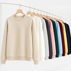 Sweat-shirt à capuche en coton épais de 330 grammes, couleur unie personnalisée, style streetwear printemps-automne pour hommes, vente en gros - Product Image 1