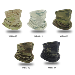 Ice Silk Neck Warmer Camouflage Outdoor Cycling Face Mask Sun Protection Veil WB-M Men Adult - Product Image 1