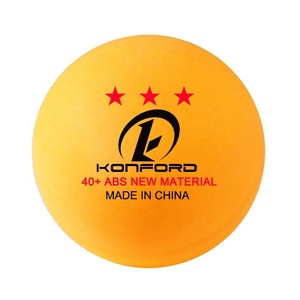 Ballon de tennis de table en plastique, ping-pong, <span class=keywords><strong>3</strong></span> étoiles, orange, blanc, OEM, personnalisable, vente en gros, nouvelle collection - Product Image 2