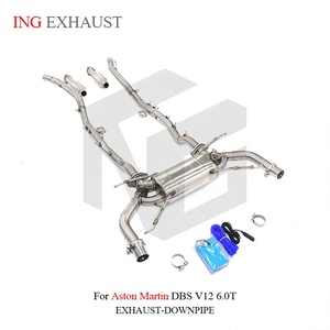 Sistema de Escape CatBack Valvetronic de Acero Inoxidable ING con Tubos Delanteros para <span class=keywords><strong>Aston</strong></span> Martin DBS V12 6.0T, Piezas de Alto Rendimiento al por Mayor - Product Image 2