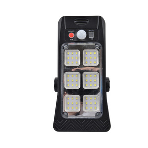 Lampe LED solaire extérieure, durée de vie de 50 000 heures, étanche, lampe murale, détection de mouvement, lampadaire - Product Image 1