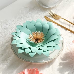 مناديل ورقية عباد الشمس الصفراء المعلقة <span class=keywords><strong>Origami</strong></span> زهرة عيد ميلاد الزفاف استحمام الطفل الزفاف الفصول الدراسية - Product Image 6