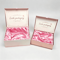 Boîtes d'emballage de perruques en carton rigide magnétique pliables de luxe personnalisées en cheveux humains avec logo pour l'emballage de perruques