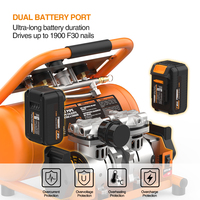Freeman 10L 2.5 Gallon 8Bar Brushless 20V DC Batterie Sans Fil Portable Petit Compresseur D'air Sans Huile pour Cloueuse