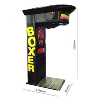 Machine de jeu d'arcade à monnayeur pour parc d'attractions, machine de boxe électronique à marteau, machine de frappe de boxeur, prix de vente