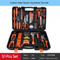 Kit d'outils à main multi-usages pour la maison, en acier au carbone, avec clé à molette réglable, pinces et tournevis pour la maison, le garage et l'atelier