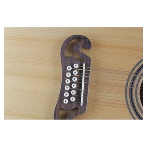 กีตาร์โปร่งไฟฟ้า Jelo Flyoung 12 สาย ขนาด 43 นิ้ว วัสดุหน้ากีตาร์อื่นๆ ทำจากไม้ดำ  ฟิงเกอร์บอร์ดไม้เมเปิล ด้านหลังและด้านข้างเคลือบเงา  3 พิน - Product Image 3