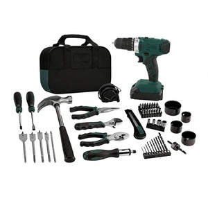 Perceuse électrique 21 V 50 Nm, couple maximal, vitesse variable, moteur à balais, réversible, avec 24 accessoires de tournevis pour percer le bois et le métal - Product Image 5