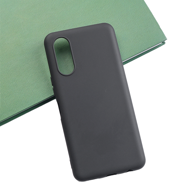 OPP Protective Soft TPU Black Matte Silicone Mobile Phone Case for Samsung for Galaxy S24 Ultra S25 FE S23 Plus Camera Protector