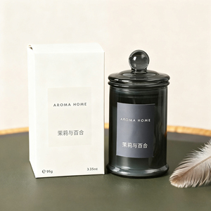 Coffret cadeau de poésie de parfum coloré Boîte à bougies d'aromathérapie (12 pièces) Emballage en carton recyclable sans fumée Anniversaire - Product Image 5