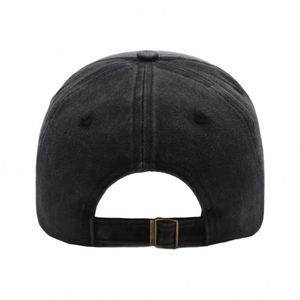 Gorra de béisbol unisex vintage estilo western de 5 paneles de sarga lavada, desgastada, con parche bordado y letras deportivas, ajustable - Product Image 6