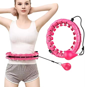 Aros ajustables para pérdida de peso <span class=keywords><strong>2</strong></span> <span class=keywords><strong>en</strong></span> <span class=keywords><strong>1</strong></span>, 24 nudos desmontables, equipo de Fitness para Abdomen, aros para adultos y mujeres - Product Image 3
