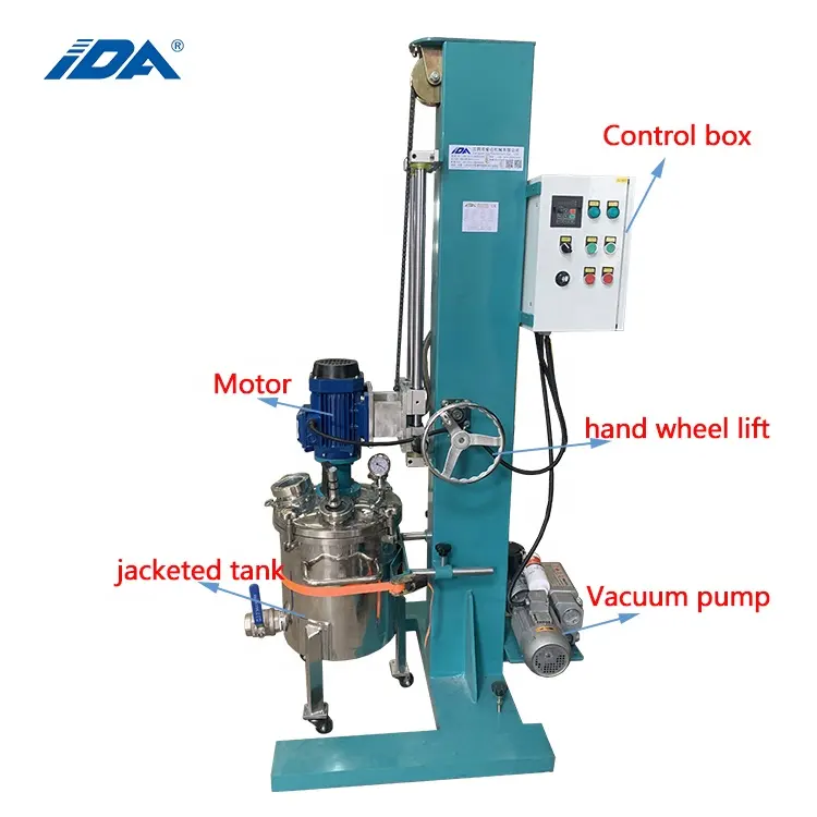 2L 5L 10L 20L 30L 50L Vakuum mischer Maschinen-Tinten dispergier rührer mischer mit Kühl-und Heizsystem