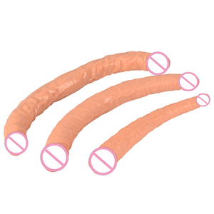 Agente de abastecimiento de China, pistola de pene largo, tapón Anal grande, masturbación, masaje, Juguetes sexuales, consolador de doble cabeza - Product Image 1