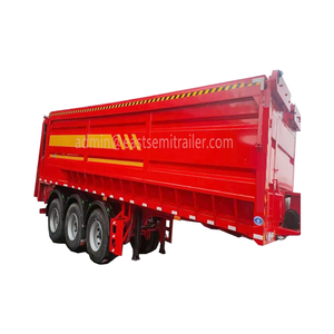 Remorque à décharge automatique, livraison rapide de corée du sud, remorque pour la livraison de sable et de pierre au sol - Product Image 1