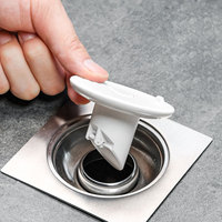 Cubierta de drenaje de baño antiolor de cocina de alta calidad, cubierta de colador de drenaje de suelo de ducha de baño, tapón de drenaje de suelo magnético de ballena
