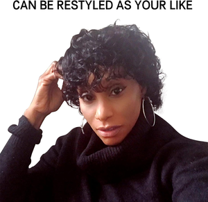 <span class=keywords><strong>Wig</strong></span> potongan <span class=keywords><strong>Pixie</strong></span> <span class=keywords><strong>wig</strong></span> rambut manusia keriting pendek <span class=keywords><strong>wig</strong></span> rambut manusia depan untuk wanita <span class=keywords><strong>wig</strong></span> renda transparan 13x1 gelombang air Brasil - Product Image 4
