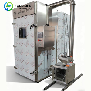 Horno ahumador industrial <span class=keywords><strong>de</strong></span> gran capacidad y alta resistencia para equipos <span class=keywords><strong>de</strong></span> ahumado <span class=keywords><strong>de</strong></span> salchichas, jamón y tocino - Product Image 2