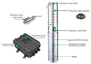 Offre Spéciale submersible solaire pompe à eau très puissant solaire solaire longue distance de forage de pompe solaire système de pompe de puits l'agriculture - Product Image 5