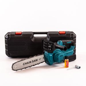 Scie à chaîne industrielle portable haute performance pour le bricolage, moteur sans balais 21V 2200W, <span class=keywords><strong>batterie</strong></span> au lithium pour le travail du bois, durable et facile à utiliser - Product Image 1