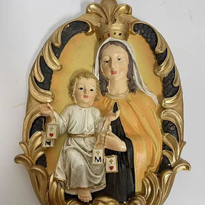 Patung Mishi Fatima kami patung relijius Virgin Mary <span class=keywords><strong>Madonna</strong></span> dekorasi dibuat di Cina - Product Image 4