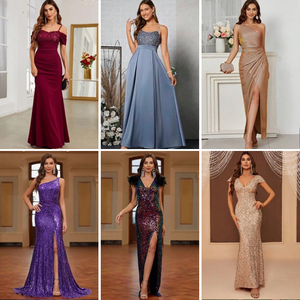 Vestidos de Novia Usados para Mujer, Ropa al por Mayor de Moda, Pacas de Ropa Nueva de Fábrica, Talla Única de Verano, Poliéster/Algodón, Baratos - Product Image 2