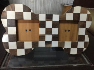 Cadre photo en bois de corne d'os vendant mère de Perl incrustation décor à la maison cadre photo photo pour la décoration murale de la maison et du bureau - Product Image 4