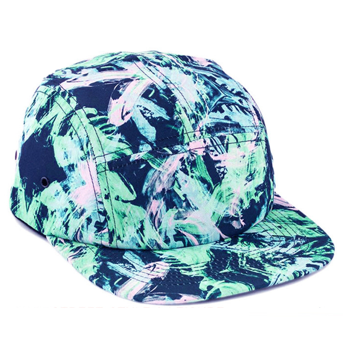 Снэпбэк Кепка с зелеными полями оптовая продажа органических шляп тракер африканская печать 5 панельных шляп швейный узор