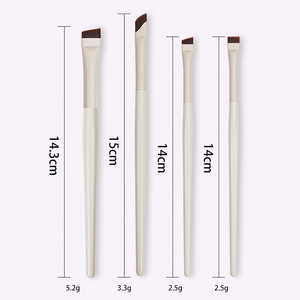 <span class=keywords><strong>Pinceau</strong></span> à sourcils et eyeliner <span class=keywords><strong>ultra</strong></span>-<span class=keywords><strong>fin</strong></span> en fibre synthétique, forme de faucille, à tête plate, lame angulaire, extra-<span class=keywords><strong>fin</strong></span>, finition laquée - Product Image 2