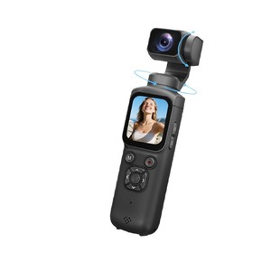 Handheld Gimbal Camera 4K3840X2160p30FPS AI Face Tracking Pocket Action Camera Video <b>Shooting</b> Mode - Product Image 1