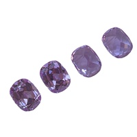Saphir rose cerise AAA+ en forme de coussin, corindon synthétique rose clair poli, pierre précieuse en vrac, directement de l'usine, pour sertissage de bague