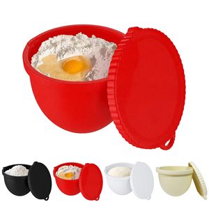 Revêtements en silicone multicolores avec couvercles pour mélangeurs de cuisine à tête inclinable de 5 litres, revêtements en silicone pour la pâtisserie et la cuisine - Product Image 2