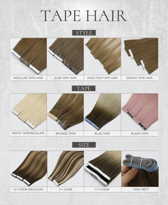 Băng Dính Tóc Người Nga Rút Đôi Châu Âu Băng Dính Sợi Ngang Da Vô Hình Nối Dài Tóc Người - Product Image 6
