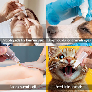 Nhà Sản Xuất Cung Cấp Nhựa Dược Phẩm Eye <span class=keywords><strong>Dropper</strong></span> Chai Với Đầy Màu Sắc Nắp Chính Xác <span class=keywords><strong>Tip</strong></span> - Product Image 3