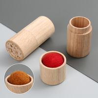 7 couleurs coussins à épingles en bois coussin bricolage aiguilles accessoires outil de couture broche support de stockage coussins à épingles