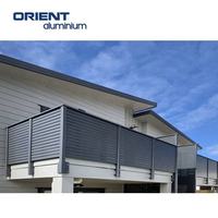 Design moderne Clôture de terrasse Terrasse Maison Pont Aluminium Escalier Balustrades Escalier Balcon Rampes Garde-corps