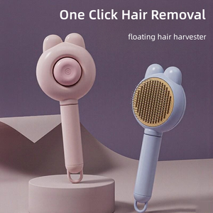 Cepillo para Gatos con Agujas de Acero y Función de Masaje para Eliminar el Pelo Suelto y el Cuidado de Mascotas - Product Image 4