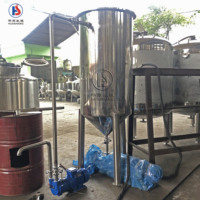 Machine à émulsionner les cosmétiques en acier inoxydable avec chauffage électrique/à la vapeur, mélangeur-disperseur et homogénéisateur pour la fabrication de savon