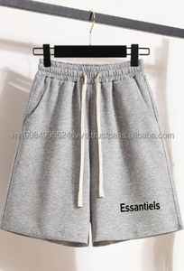 Shorts et T-shirt pour homme de haute qualité SS22, couleur Light Oatmeal, 100% coton extensible, shorts et t-shirt à manches courtes - Product Image 3