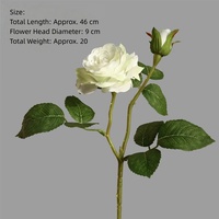 Künstliche Duftende Rosen Wohnungsdekoration Modern Minimalistisch Seidenmaterial Wohnzimmer Blumenarrangement Echt Anfühlend