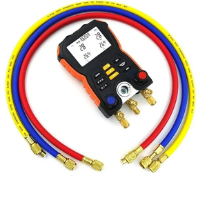 เกจวัดดิจิตอล HTI HT-750 เครื่องทดสอบสุญญากาศแบบแมนิโฟลด์รุ่นใหม่ เครื่องมือสำคัญสำหรับการจัดการสารทำความเย็น HT-750 เกจวัดดิจิตอล - Product Image 2