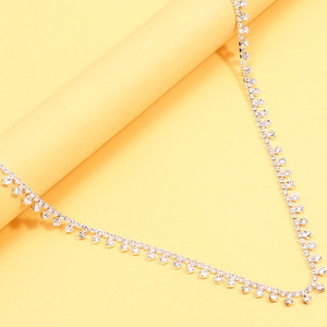 Cadena de cintura para mujer, cadena de cintura dentada, sencilla, elegante, sexy, con diamantes de imitación, para fiesta, de alta calidad - Product Image 6